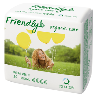 Ультратонкі прокладки для критичних днів FRIENDLY Organic Care NORMAL, поверхня "Extra Soft"
