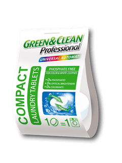 Таблетка для прання кольорової білизни Green&Clean Pro Compact, 50 г, 1 шт