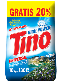 Універсальний пральний порошок Tino, 10 кг