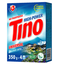 Універсальний пральний порошок Tino High-Power, 350 г (4 стирки)