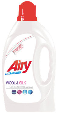 Airy Wool&Silk гель для стирки деликатных тканей, 1л (35 стирок)