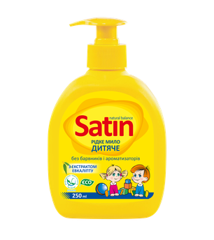 Дитяче рідке мило Satin Natural Balance, 250 мл