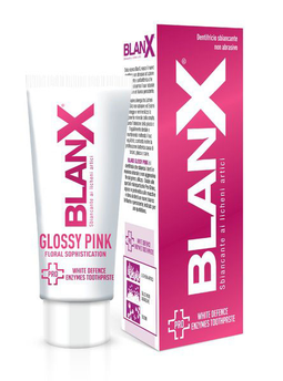 Зубна паста Blanx Pro "GLOSSY PINK" з ензимами, 25 мл
