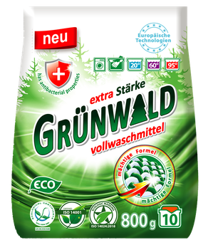 Пральний порошок універсальний GRÜNWALD, 800 г Пральний порошок універсальний GRÜNWALD, 800 г