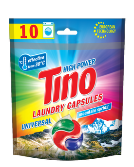 Капсулы для стирки универсальные TINO, 10 шт Капсулы для стирки универсальные TINO, 10 шт