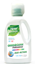 Гель для прання кольорової та білої білизни Green&Clean Professional, 1,5 л (50 прань)