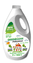 Green&Clean Professional концентрированный жидкий гель для стирки детской одежды, 3л (100 стирок)