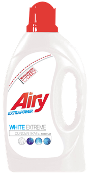Гель Airy для прання білої білизни, 1л (35 прань)