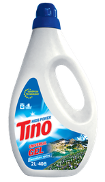 Гель для прання  кольорових та білих речей Tino, 2л (40 прань)