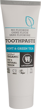 Urtekram органическая зубная паста Зеленый чай/ Мята, 75 мл