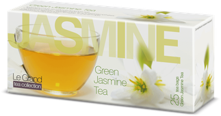 Чай зелений китайський листовий з жасмином JASMINE, 25 пакетиків