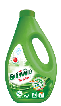 Гель для прання кольорових та білих речей, Grünwald, 2 л (57 прань)