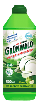 Засіб для миття посуду Grunwald з ароматом яблука, 500 мл