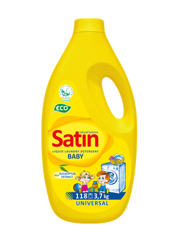 Гель для прання дитячого одягу Satin Natural Balance, 3.7 л (118 прань)