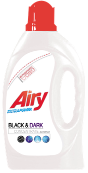 Гель Airy для прання чорного та темного одягу, 1л (35 прань)