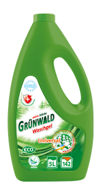 Гель для прання кольорових та білих речей, Grünwald, 5л (142 прання)