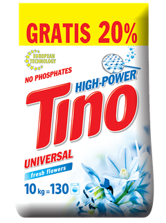 Универсальный стиральный порошок Tino, 10 кг
