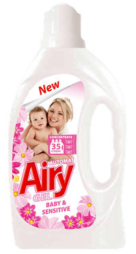 Airy жидкое средство для стирки детской одежды, 1л (35 стирок)