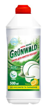 Средство для мытья посуды Grunwald с запахом лимона, 500 мл